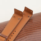 brown lizard leather watch strap – photo 4