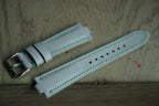 grey & green epsom leather watch strap – photo 4