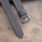 dark brown nubuck leather watch strap – photo 4
