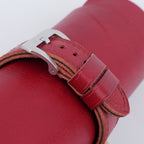red vachetta leather watch strap – photo 5