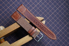 brown canvas leather watch strap – photo 5