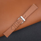 golden brown saffiano leather watch strap – photo 5