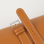golden peccary leather watch strap – photo 5