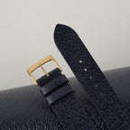 navy peccary leather watch strap – photo 5