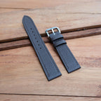 dark brown togo leather watch strap – photo 5