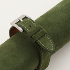 green suede leather watch strap – photo 5