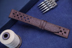 brown vachetta leather watch strap – photo 5
