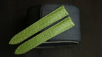 light green alligator leather watch strap – photo 5