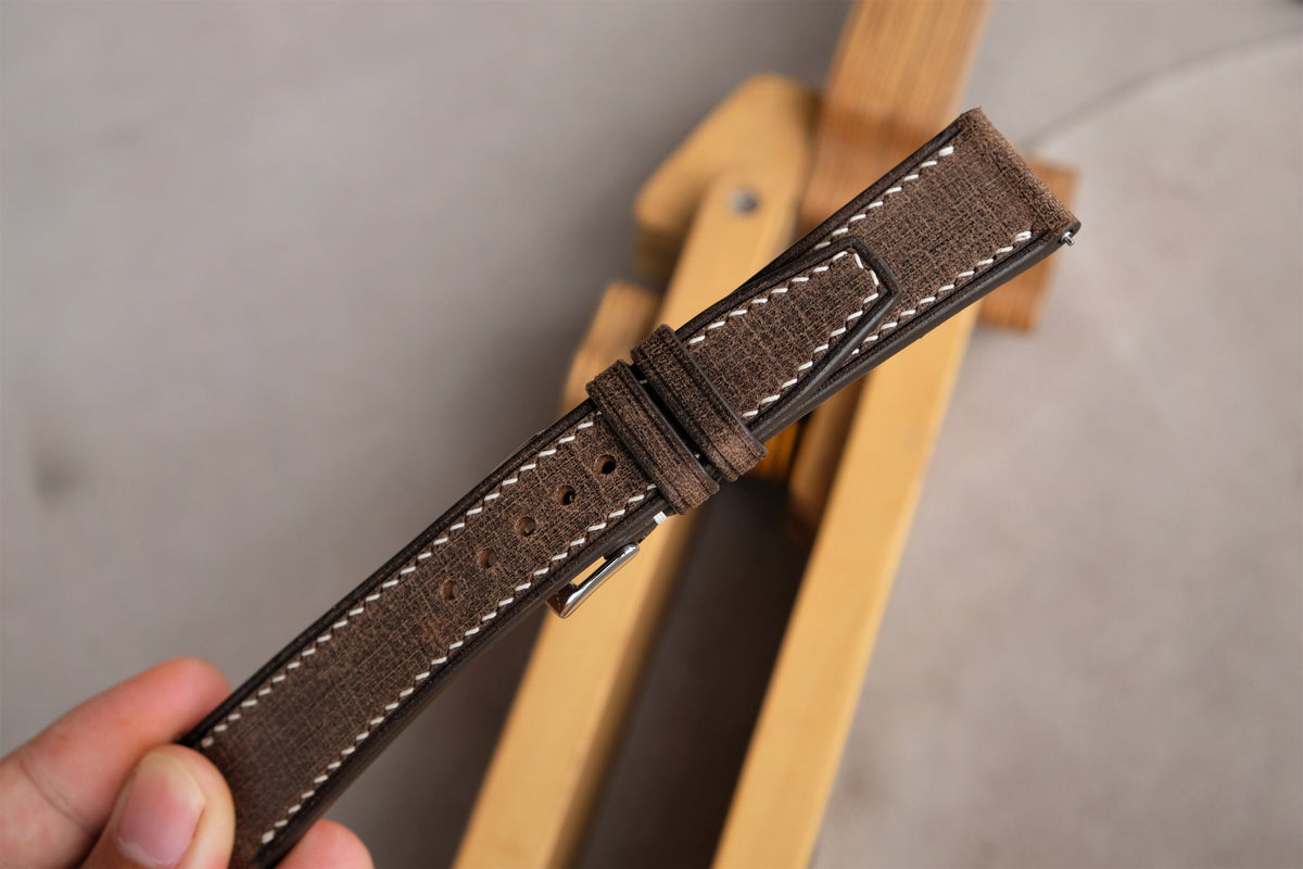 brown babele leather watch strap – photo 5