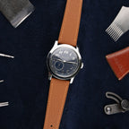 golden brown togo leather watch strap – photo 5