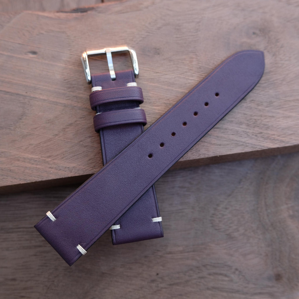 purple swift leather watch strap – photo 5