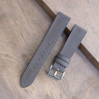 dark brown nubuck leather watch strap – photo 5