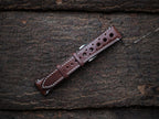 brown vachetta leather watch strap – photo 5