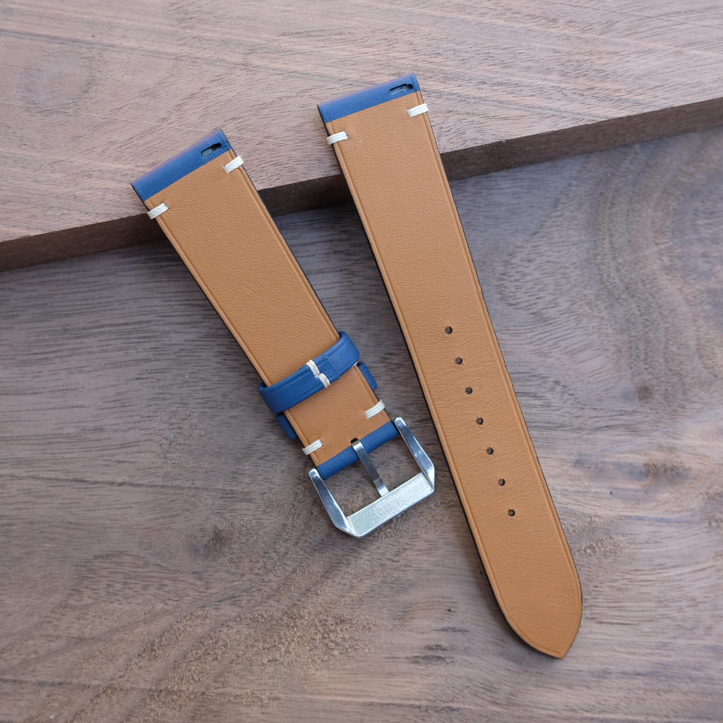 blue swift leather watch strap – photo 5