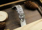 black & white lizard leather watch strap – photo 4