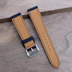 dark navy suede leather watch strap – photo 6