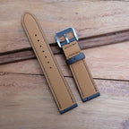 dark brown togo leather watch strap – photo 6