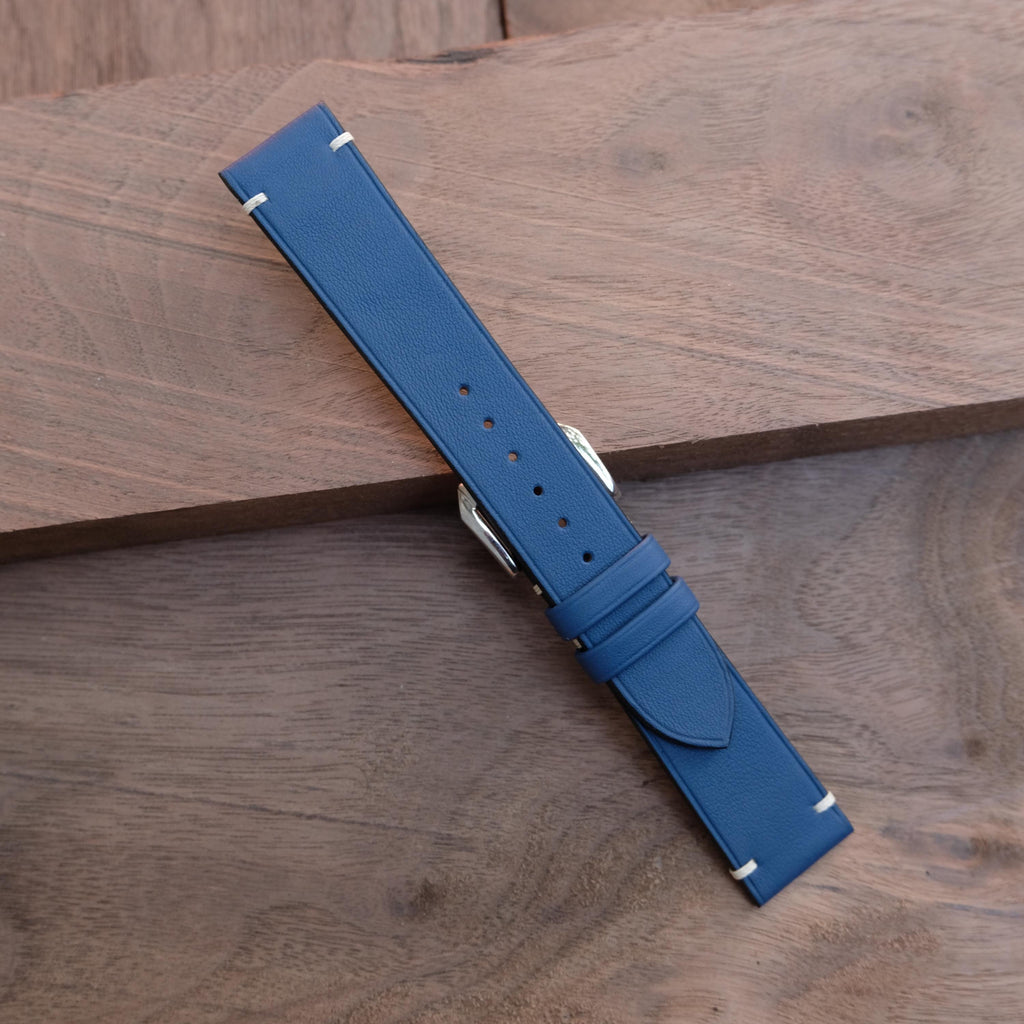 blue swift leather watch strap – photo 6