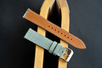 blue suede leather watch strap – photo 6