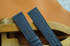 dark gray togo leather watch strap – photo 5