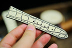 white & black alligator leather watch strap – photo 4