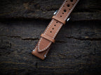 tan brown vachetta leather watch strap – photo 6