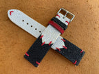 black & white stingray leather watch strap – photo 7