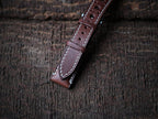 brown vachetta leather watch strap – photo 7