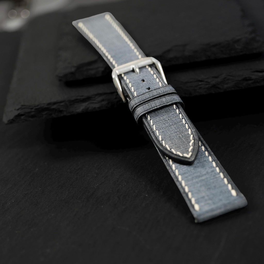 grey babele leather watch strap – photo 7