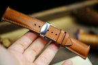 light brown maya leather watch strap – photo 5