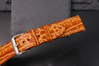 patina orange alligator leather watch strap – photo 3