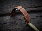 tan brown vachetta leather watch strap – photo 7