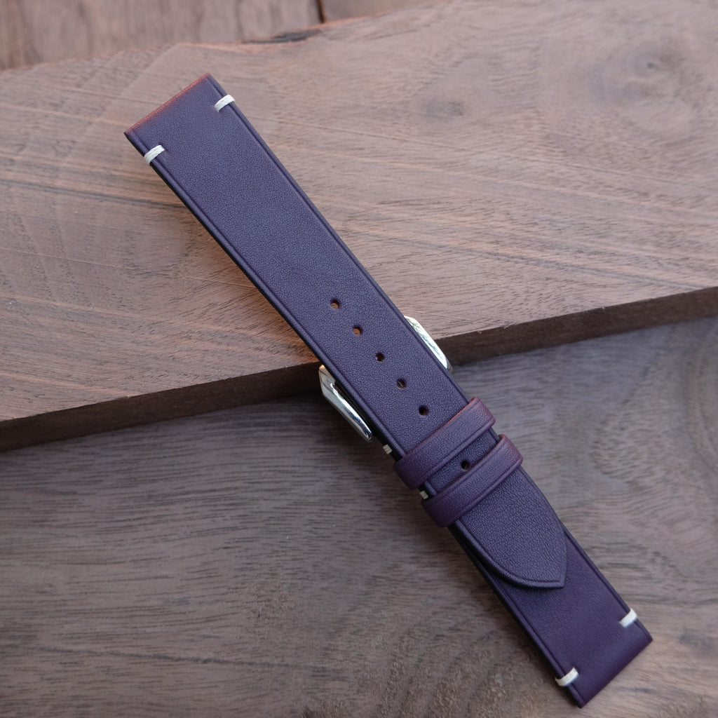 purple swift leather watch strap – photo 7
