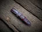 bordeaux alligator leather watch strap – photo 7