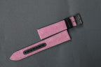pink canvas leather watch strap – photo 8