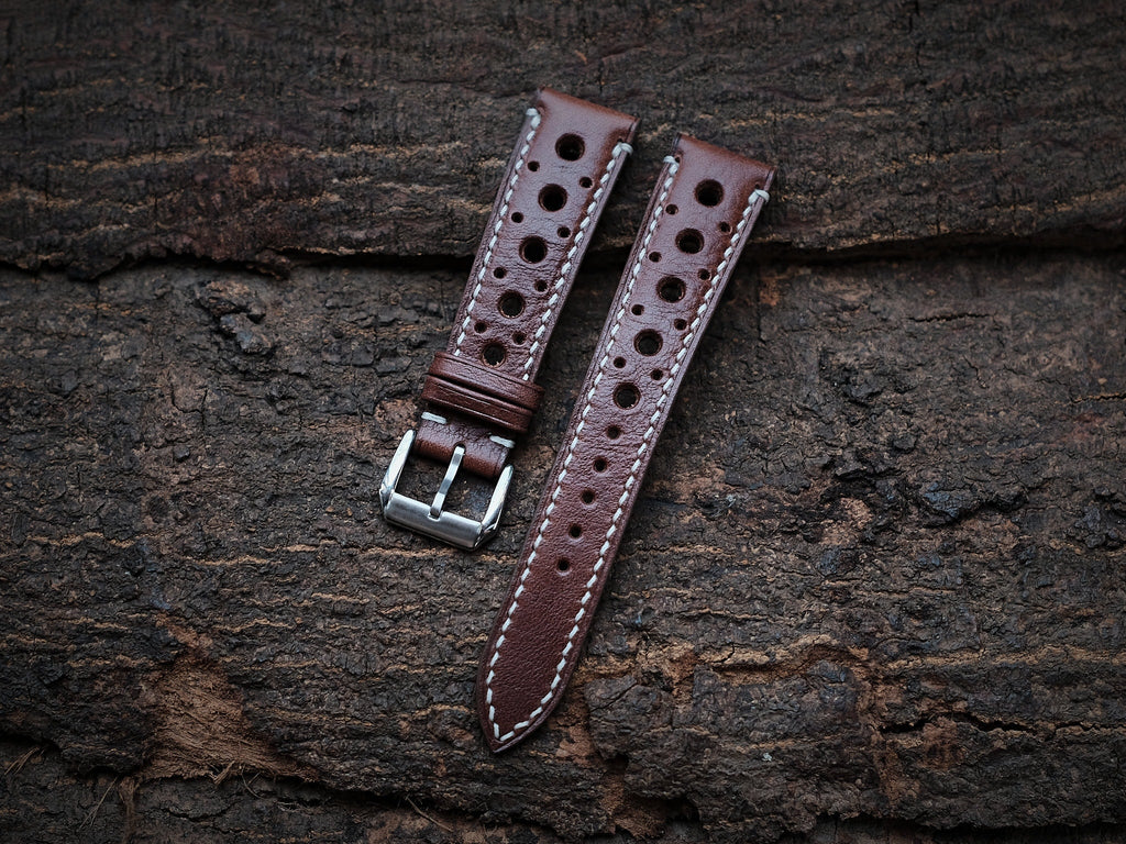 brown vachetta leather watch strap – photo 8