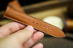 light brown maya leather watch strap – photo 6