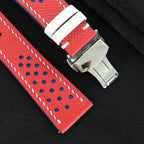 red & black epsom leather watch strap – photo 6