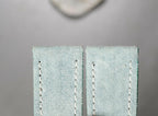 greyish blue canvas leather watch strap – photo 7