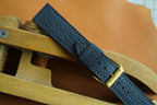dark gray togo leather watch strap – photo 8