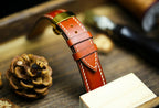 British Tan vachetta leather watch strap – photo 7