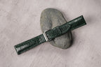 dark green ostrich leather watch strap – photo 6