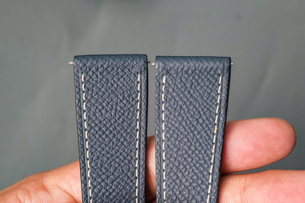 deep blue epsom leather watch strap – photo 6