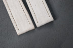 off white & brown canvas leather watch strap – photo 7