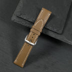 etoupe grey epsom leather watch strap – photo 7
