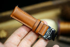 light brown maya leather watch strap – photo 8