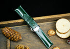 army green shell cordovan leather watch strap – photo 8