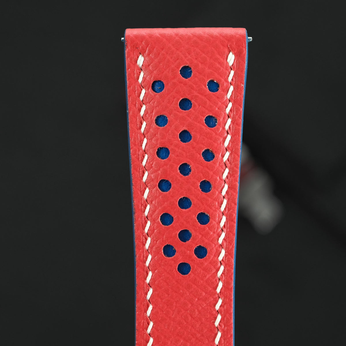 red & black epsom leather watch strap – photo 7
