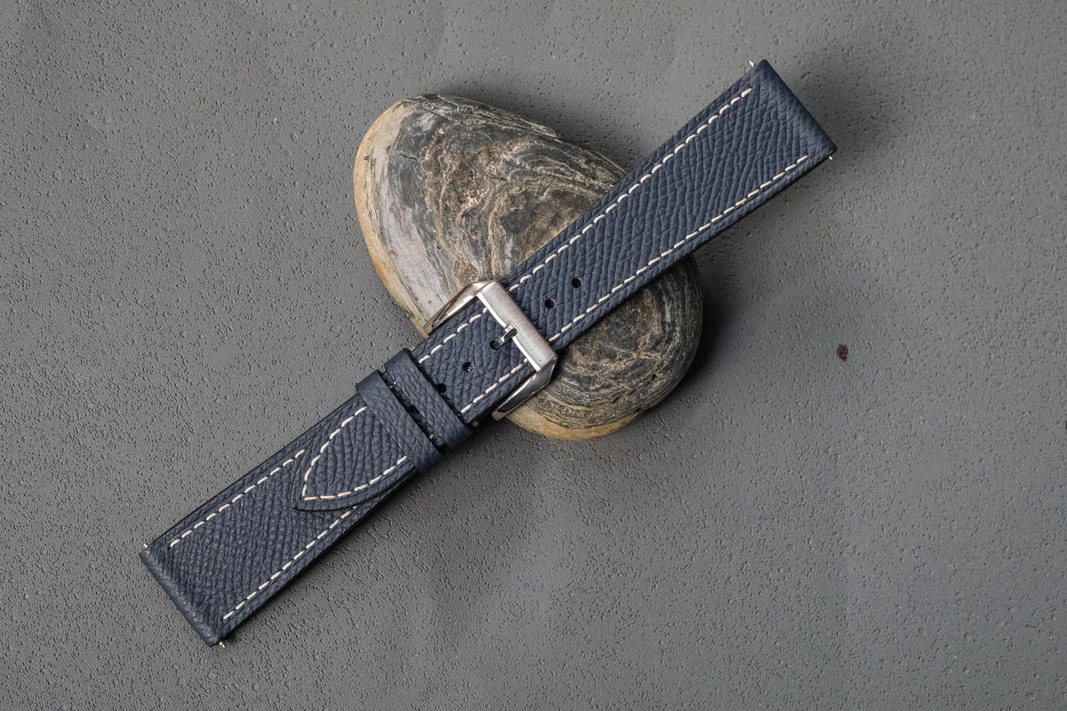 deep blue epsom leather watch strap – photo 7