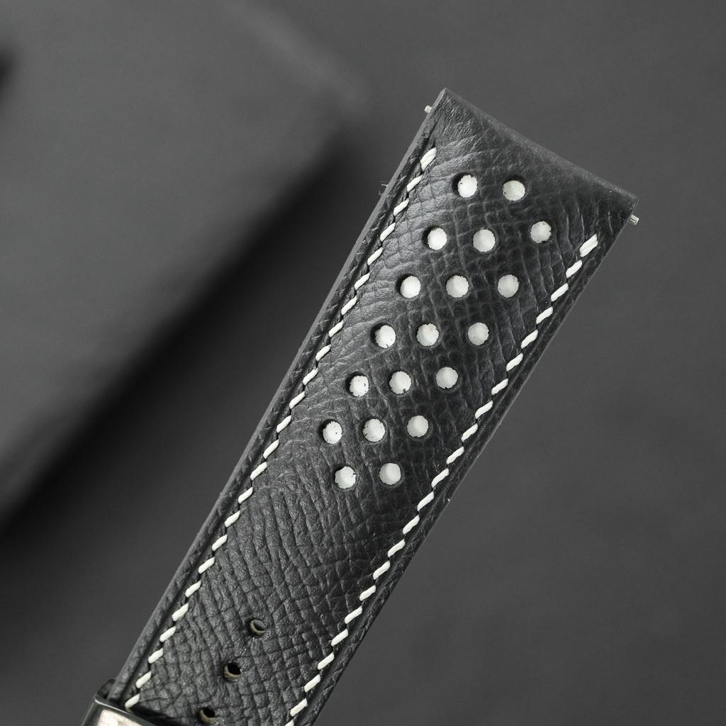 black epsom leather watch strap – photo 7